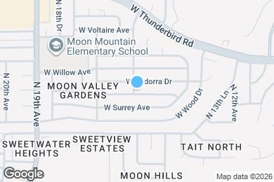 Map image of the property - 1550 W Pershing Ave