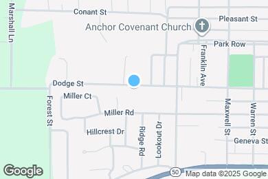 Map image of the property - 1524 Dodge St