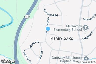 Map image of the property - 2300 Cloverdale Rd