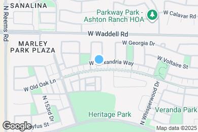 Map image of the property - 15137 W Alexandria Way