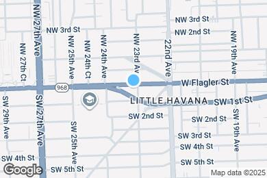 Map image of the property - 2300 W Flagler St