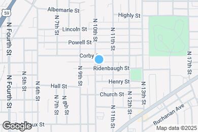 Map image of the property - 1005 Ridenbaugh St