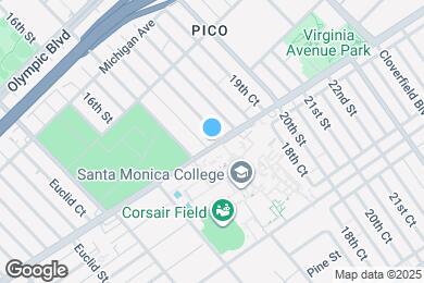 Map image of the property - 1731 Pico Blvd