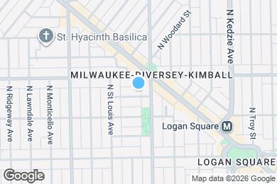 Map image of the property - 3420 W Parker Ave