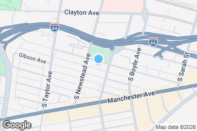 Map image of the property - 4380 Chouteau Ave