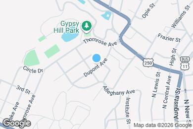 Map image of the property - 412 Dupont Ave