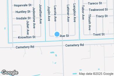 Map image of the property - 3807 La Rue St