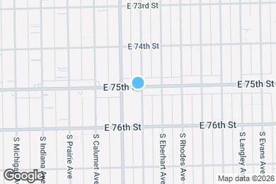 Map image of the property - 7506 S Vernon Ave