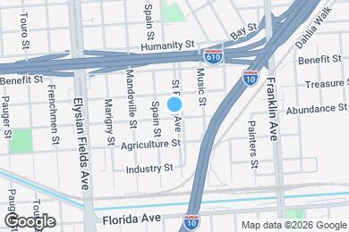 Map image of the property - 3000 Saint Roch Ave