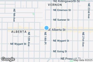 Map image of the property - 1460-1460 NE Alberta St