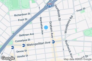 Map image of the property - 139 Skillman Ave