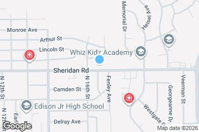 Map image of the property - 1611 Sheridan Rd