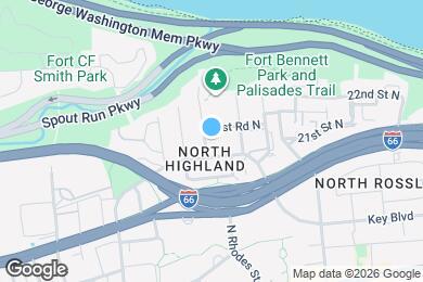 Map image of the property - 2105 N Taft St