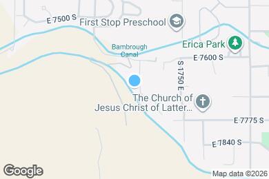 Map image of the property - 7687 S 1650 E