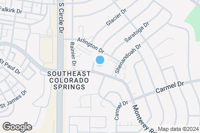 Map image of the property - Sedona Ridge Apartments