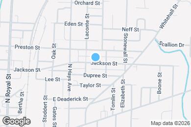 Map image of the property - 216 Simms St