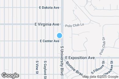 Map image of the property - 591 S University Blvd