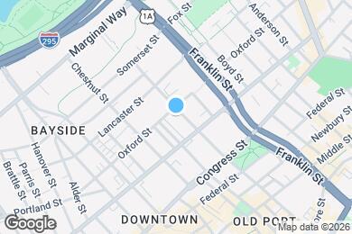 Map image of the property - 158 Pearl St