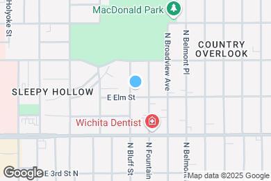 Map image of the property - 610 N Bluff Ave