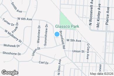 Map image of the property - 448 N Ohio Ave