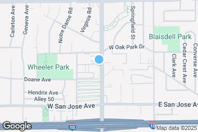 Map image of the property - 555 S Indian Hill Blvd