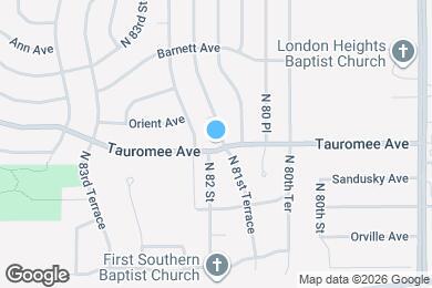 Map image of the property - 600 N 82 St