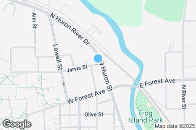 Map image of the property - 635 N Huron St