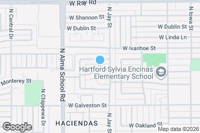 Map image of the property - 826 W Del Rio St