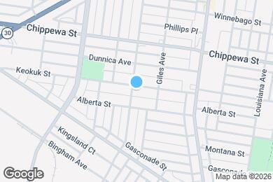 Map image of the property - 3732 Keokuk St