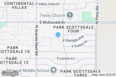 Map image of the property - 5841 N Granite Reef Rd