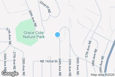 Map image of the property - 16515 34th Ave NE