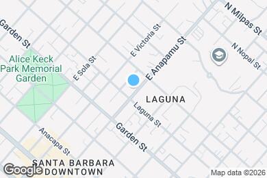 Map image of the property - 411 E Anapamu St