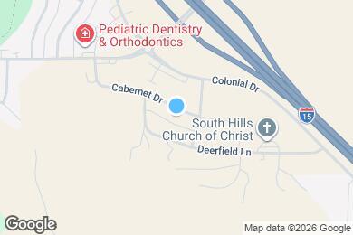 Map image of the property - 3239 Cabernet Dr