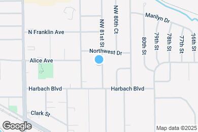 Map image of the property - 1856 NW 81st St