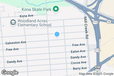 Map image of the property - 8747 Galveston Ave
