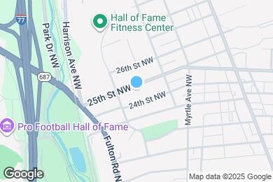 Map image of the property - 1558 25th St NW