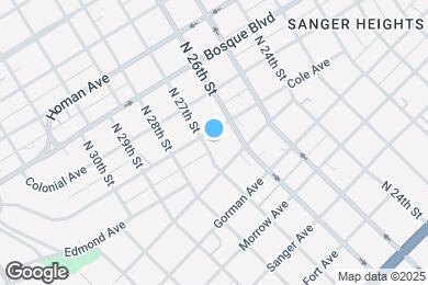 Map image of the property - 1021 N 27th St