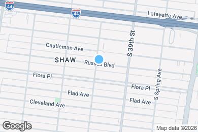 Map image of the property - 3972 Russell Blvd
