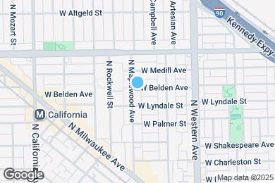 Map image of the property - 2541 W Belden Ave