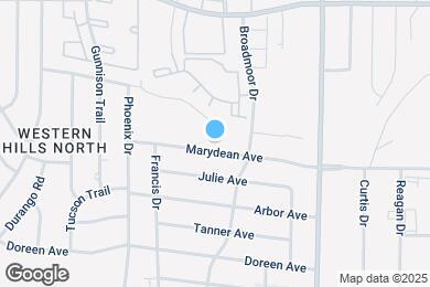 Map image of the property - 8124 Marydean Ave