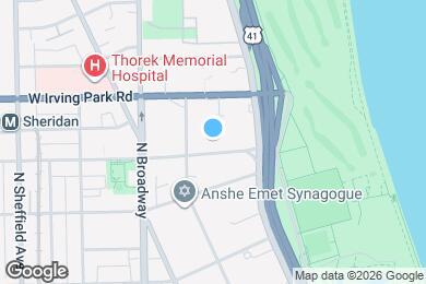 Map image of the property - 652 W Sheridan Rd