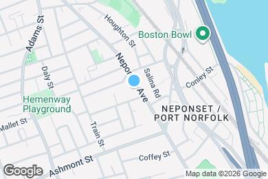 Map image of the property - 195 Neponset Ave