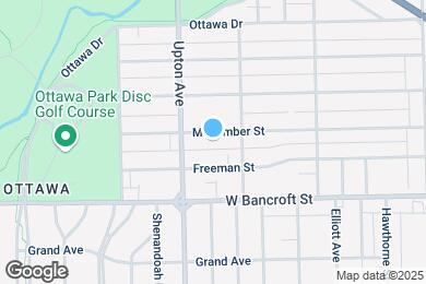 Map image of the property - 1819 Macomber St