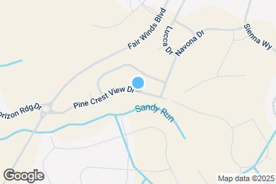 Map image of the property - 171 Pine Crest View Dr