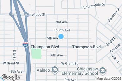 Map image of the property - 215 5th Ave
