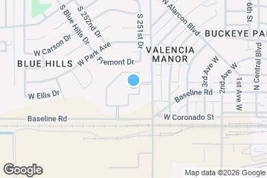 Map image of the property - Cholla Ranch Apartments