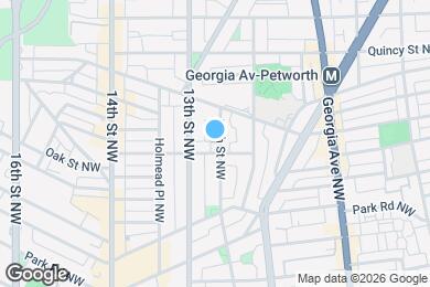 Map image of the property - 3608 11th St NW