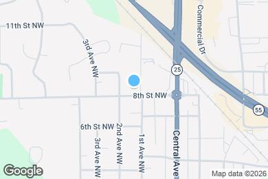 Map image of the property - 803 1st Ave NW