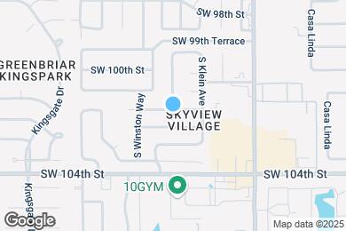 Map image of the property - 1024 SW 101st St
