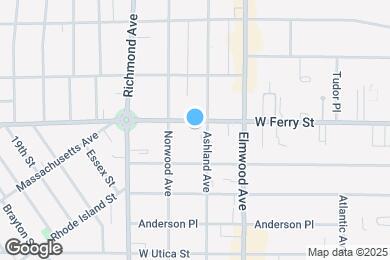 Map image of the property - 585 W Ferry St